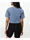Ninth Hall Fundamentals Kaeya Blue Wash Boxy Crop T-Shirt - Thumbnail image 2 of 3