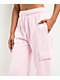 Ninth Hall Fundamentals Koa Pink Tulle Cargo Relaxed Sweatpants - Thumbnail image 5 of 9