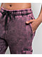 Ninth Hall Fundamentals Koa Purple Wash Relaxed Cargo Sweatpants - Thumbnail image 3 of 5