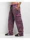Ninth Hall Fundamentals Koa Purple Wash Relaxed Cargo Sweatpants - Thumbnail image 5 of 5