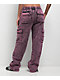 Ninth Hall Fundamentals Koa Purple Wash Relaxed Cargo Sweatpants - Thumbnail image 2 of 5