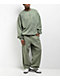 Ninth Hall Fundamentals Light Green Oversized Open Hem Sweatpants - Thumbnail image 6 of 7