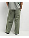 Ninth Hall Fundamentals Light Green Oversized Open Hem Sweatpants - Thumbnail image 2 of 7