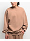 Ninth Hall Fundamentals Logo Chanterelle Oversized Crewneck Sweatshirt - Thumbnail image 1 of 5