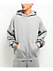 Ninth Hall Fundamentals Logo Grey Oversized Hoodie - Thumbnail image 1 of 6