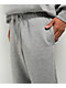 Ninth Hall Fundamentals Logo Grey Oversized Open Hem Sweatpants - Thumbnail image 4 of 8