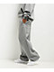 Ninth Hall Fundamentals Logo Grey Oversized Open Hem Sweatpants - Thumbnail image 7 of 8