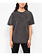 Ninth Hall Fundamentals Maeve Black Wash Oversized T-Shirt - Thumbnail image 1 of 3