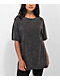 Ninth Hall Fundamentals Maeve Black Wash Oversized T-Shirt - Thumbnail image 1 of 3