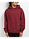 Ninth Hall Fundamentals Maroon Wash Boxy Hoodie - Thumbnail image 1 of 3