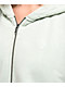 Ninth Hall Fundamentals Meena Pale Aqua Wash Oversized Zip Hoodie - Thumbnail image 4 of 5