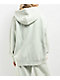 Ninth Hall Fundamentals Meena Pale Aqua Wash Oversized Zip Hoodie - Thumbnail image 2 of 5