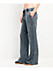 Ninth Hall Fundamentals Mellie Blue Fog Wash Relaxed Sweatpants - Thumbnail image 3 of 4