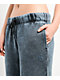 Ninth Hall Fundamentals Mellie Blue Fog Wash Relaxed Sweatpants - Thumbnail image 4 of 4
