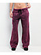 Ninth Hall Fundamentals Mellie Red Static Wash Relaxed Sweatpants - Thumbnail image 1 of 6