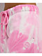 Ninth Hall Fundamentals Mellie Tie Dye Pink Wide Leg Sweatpants - Thumbnail image 5 of 6