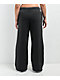 Ninth Hall Fundamentals Milla Black Wash Relaxed Sweatpants - Thumbnail image 5 of 8