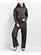 Ninth Hall Fundamentals Milla Black Wash Relaxed Sweatpants - Thumbnail image 7 of 8
