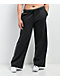 Ninth Hall Fundamentals Milla Black Wash Relaxed Sweatpants - Thumbnail image 8 of 8
