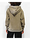 Ninth Hall Fundamentals Olive Wash Relaxed Hoodie - Thumbnail image 2 of 4