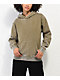 Ninth Hall Fundamentals Olive Wash Relaxed Hoodie - Thumbnail image 1 of 4