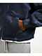 Ninth Hall Fundamentals Open Hem Purple Wash Crop Zip Hoodie - Thumbnail image 6 of 8