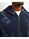 Ninth Hall Fundamentals Open Hem Purple Wash Crop Zip Hoodie - Thumbnail image 7 of 8