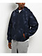 Ninth Hall Fundamentals Open Hem Purple Wash Crop Zip Hoodie - Thumbnail image 8 of 8