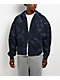 Ninth Hall Fundamentals Open Hem Purple Wash Crop Zip Hoodie - Thumbnail image 1 of 8