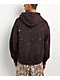 Ninth Hall Fundamentals Paint Brown Zip Hoodie - Thumbnail image 2 of 6