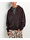 Ninth Hall Fundamentals Paint Brown Zip Hoodie - Thumbnail image 1 of 6