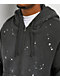 Ninth Hall Fundamentals Paint Drip Charcoal Zip Hoodie - Thumbnail image 3 of 5
