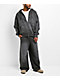 Ninth Hall Fundamentals Paint Drip Charcoal Zip Hoodie - Thumbnail image 6 of 6