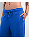 Ninth Hall Fundamentals Perrie Blue Wide Leg Sweatpants - Thumbnail image 3 of 6