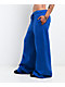 Ninth Hall Fundamentals Perrie Blue Wide Leg Sweatpants - Thumbnail image 5 of 6