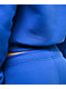 Ninth Hall Fundamentals Phoebe Blue Crop Zip Hoodie - Thumbnail image 4 of 6