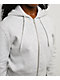 Ninth Hall Fundamentals Phoebe Grey Crop Zip Hoodie  - Thumbnail image 3 of 7