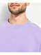 Ninth Hall Fundamentals Purple Wash Boxy Crewneck Sweatshirt - Thumbnail image 2 of 2