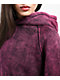 Ninth Hall Fundamentals Raglan Red Static Wash Relaxed Hoodie - Thumbnail image 3 of 6