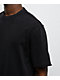 Ninth Hall Fundamentals Raw Edge Black Wash Boxy T-Shirt - Thumbnail image 3 of 5