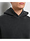 Ninth Hall Fundamentals Raw Hem Black Wash Hoodie - Thumbnail image 3 of 5