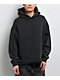 Ninth Hall Fundamentals Raw Hem Black Wash Hoodie - Thumbnail image 1 of 5