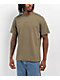 Ninth Hall Fundamentals Raw Olive Green Boxy T-Shirt  - Thumbnail image 1 of 5