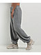 Ninth Hall Fundamentals Reverse Terry Grey Oversized Sweatpants - Thumbnail image 4 of 4