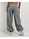 Ninth Hall Fundamentals Reverse Terry Grey Oversized Sweatpants - Thumbnail image 2 of 4