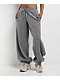 Ninth Hall Fundamentals Reverse Terry Grey Oversized Sweatpants - Thumbnail image 1 of 4