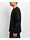 Ninth Hall Fundamentals Rhinestone Black Boxy 2Fer Long Sleeve Shirt - Thumbnail image 5 of 9