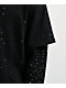 Ninth Hall Fundamentals Rhinestone Black Boxy 2Fer Long Sleeve Shirt - Thumbnail image 7 of 9