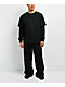 Ninth Hall Fundamentals Rhinestone Black Boxy 2Fer Long Sleeve Shirt - Thumbnail image 8 of 9