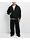 Ninth Hall Fundamentals Rhinestone Black Boxy Zip Hoodie - Thumbnail image 8 of 10